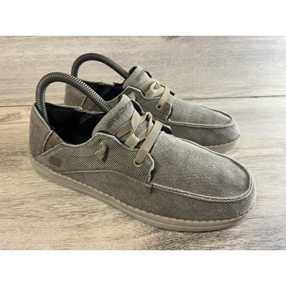 Skechers Men's Size‎ 5.5 Melson Volgo Canvas Textile Slip On Loafers 405690L
